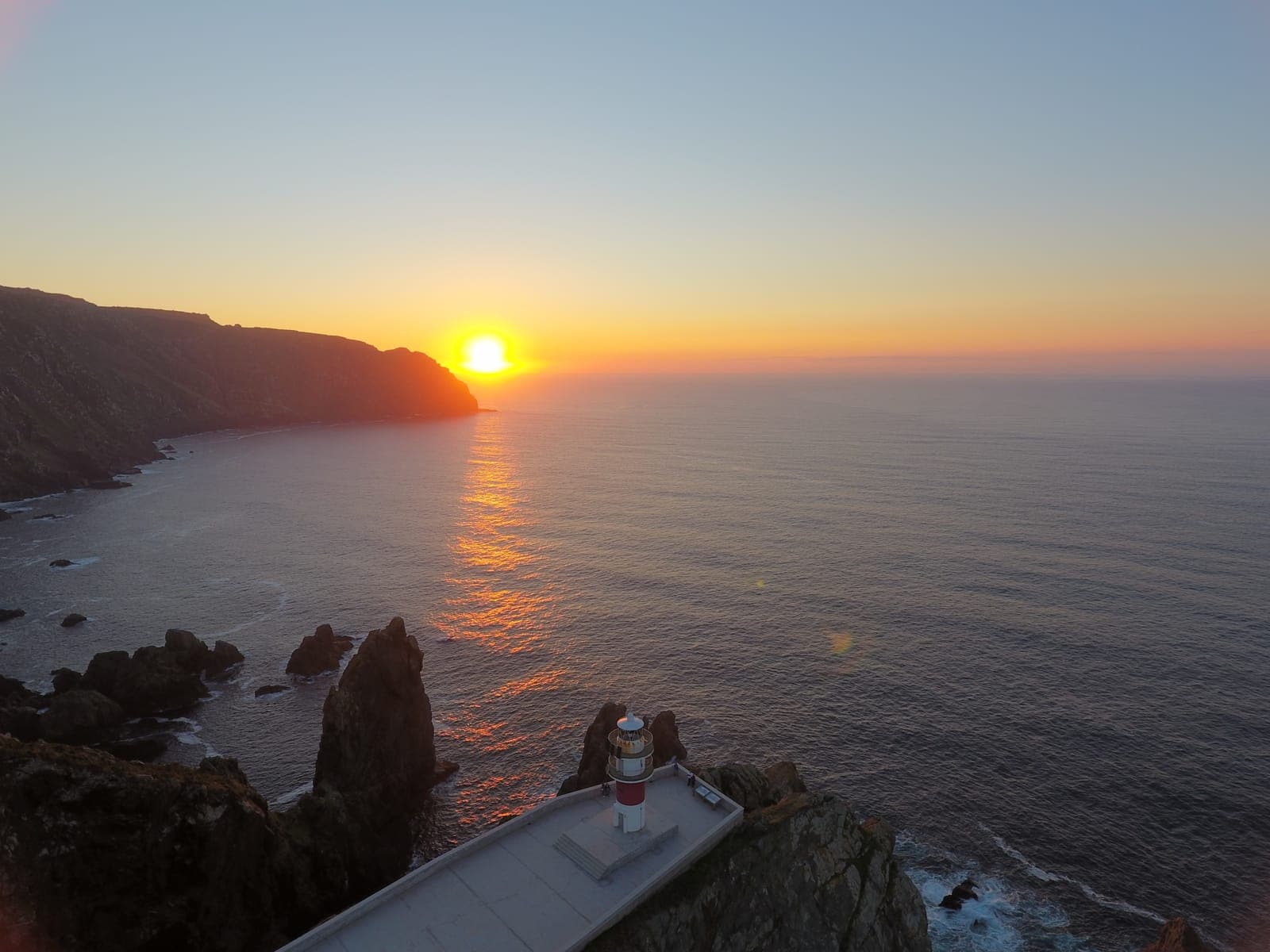 Costa de Ortegal al atardecer