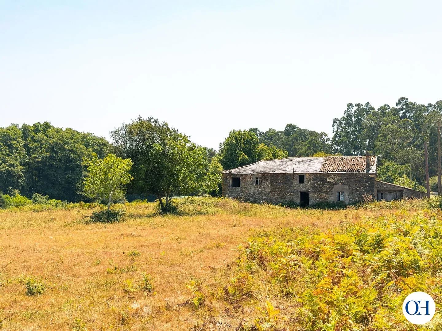 Stone house to renovate with over 2 hectares of land in Rega, Ortigueira